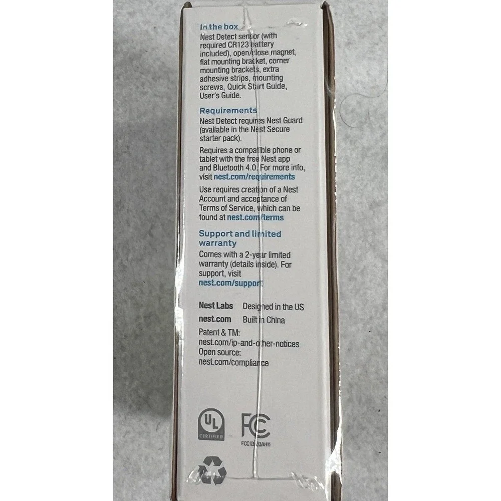 Google Nest Detect Home Door / Window Sensor H1100WES - NEW/SEALED Lot of 2